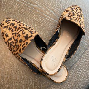 Women's Leopard Print Loafers Size 10